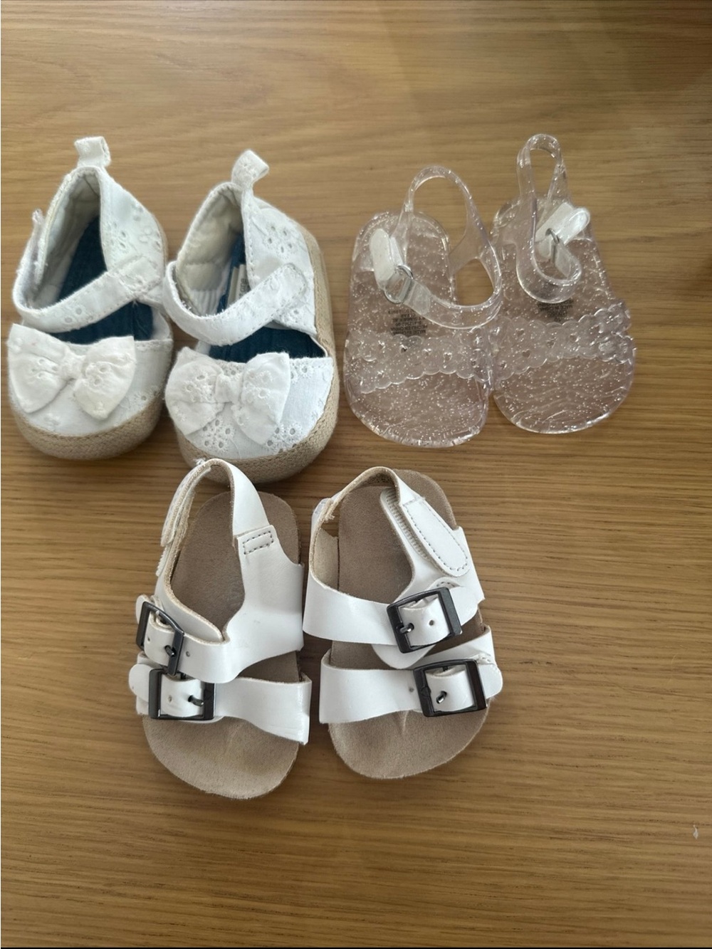 Baby girl shoe bundle 0-3 months & 3-6 months